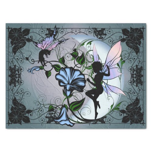 Morning Glory Shadow Fairy and Cosmic Cat Tissue Paper