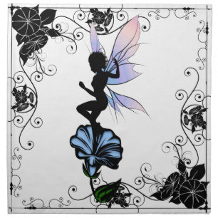 Morning Glory Shadow Fairy Cloth Napkin