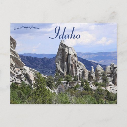 Morning Glory Spire Idaho Postcard