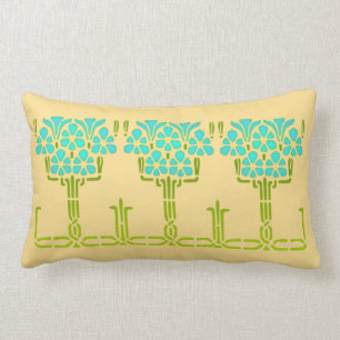 Morning Glory Stencil Pillow