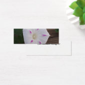 Morning Glory White Bookmark (Desk)