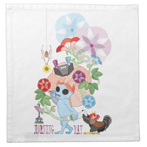 MORNING GREY ALIEN CLOTH NAPKIN