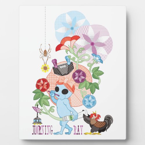 MORNING GREY ALIEN PLAQUE