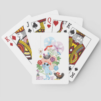 MORNING GREY ALIEN POKER CARDS