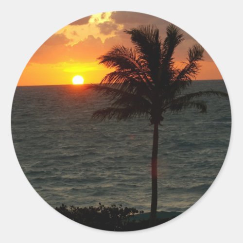 Morning has Broken Classic Round Sticker