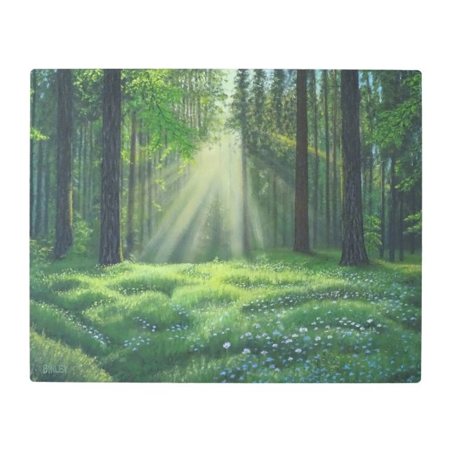 "Morning Has Broken" Metal Print (Front)