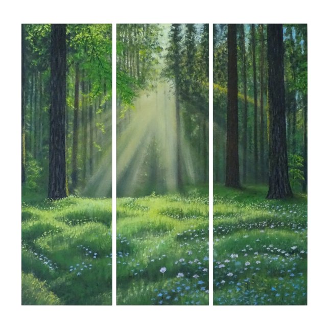 "Morning Has Broken" Triptych (Front)
