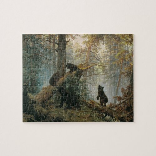 Morning in a Pine Forest Jigsaw Puzzle