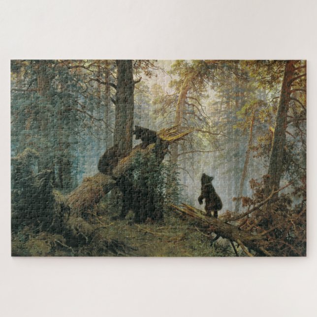 Morning In a Pine Forest Jigsaw Puzzle (Horizontal)
