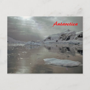 Morning in Antarctica postcard