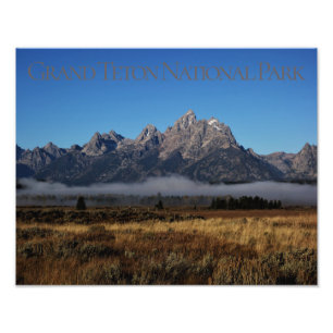 Morning in Grand Teton National Park Wyoming Photo Print