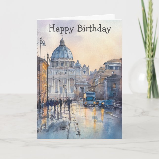 Morning in Rome Card (Front)