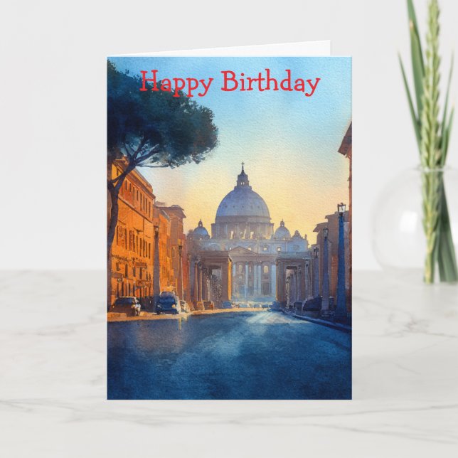 Morning in Rome Card (Front)