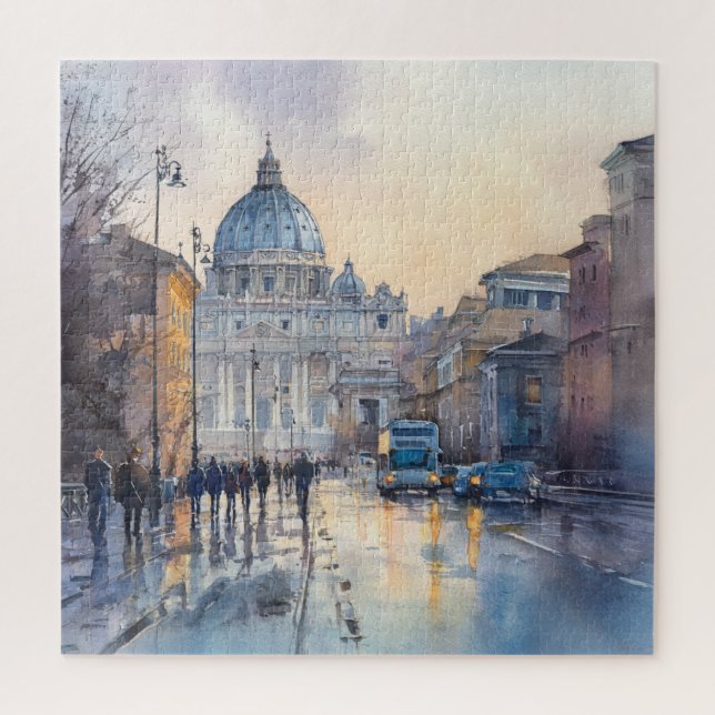Morning in Rome Jigsaw Puzzle (Vertical)