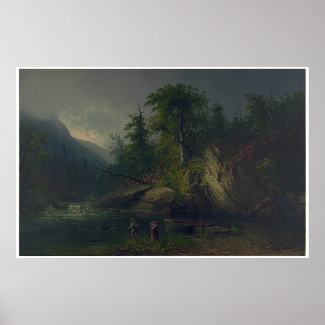 Morning in the Adirondacks Poster (Front)