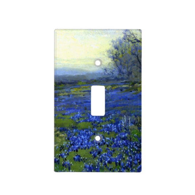 Morning in the Bluebonnets Light Switch Cover (Front)