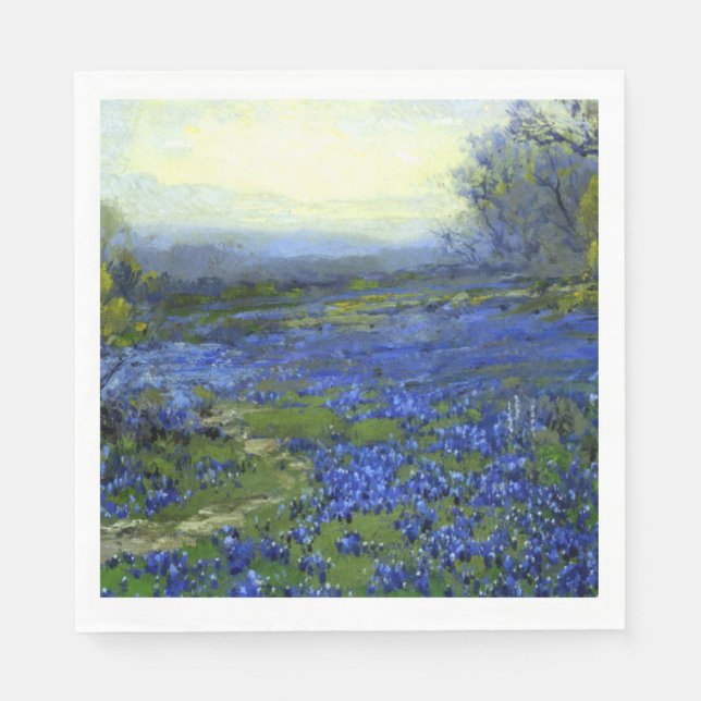 Morning in the Bluebonnets Napkins (Front)