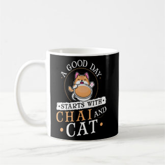 Morning Indian Desi Chai Cat Cup