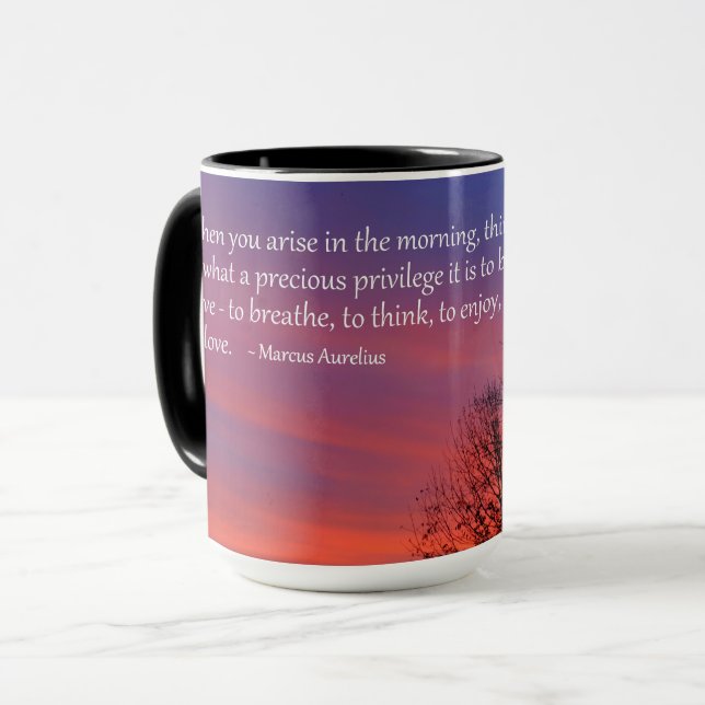Morning Inspiration Coffee Mug (Front Left)