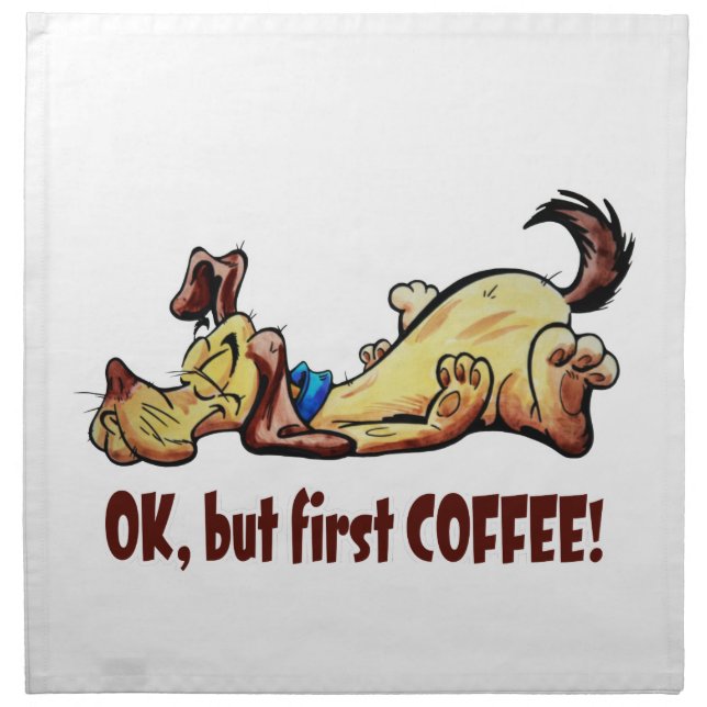 Morning Joe Cloth Napkin (Front)