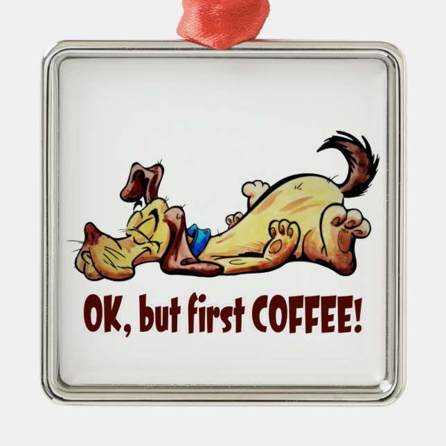 Morning Joe Metal Ornament (Front)