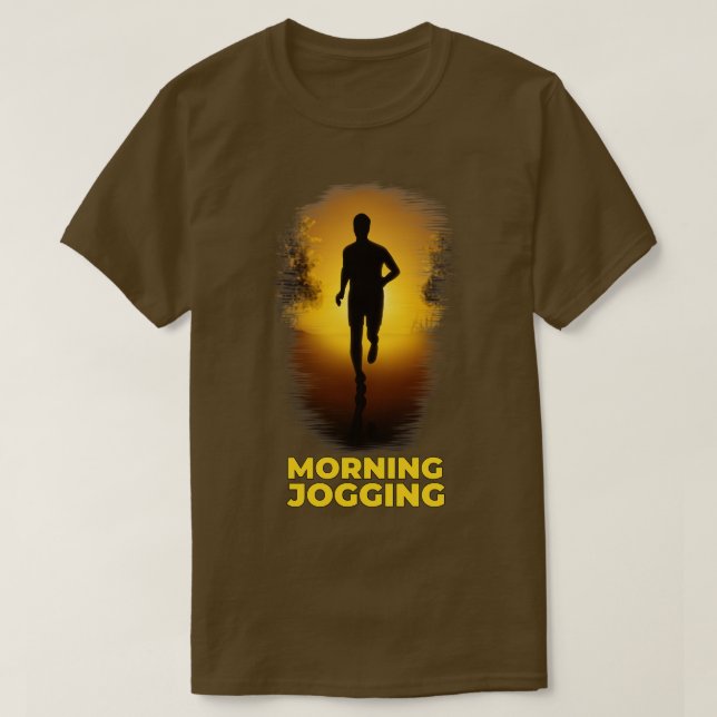 Morning Jogging T-Shirt (Design Front)