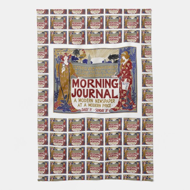 Morning Journal Kitchen Towel (Vertical)