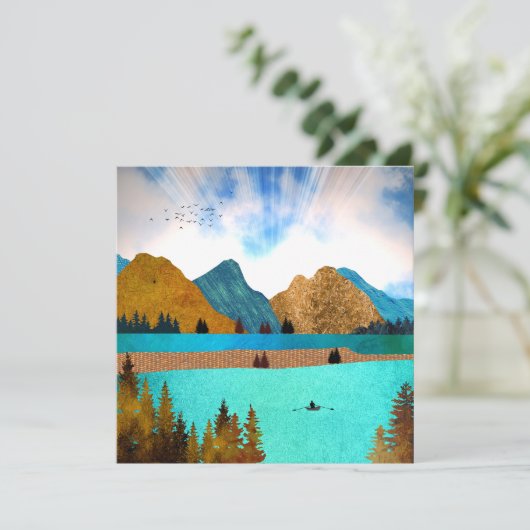 Morning Lake Rower (Standing Front)