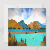 Morning Lake Rower (Back)