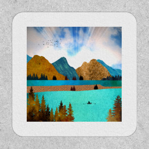 Morning Lake Rower Patch