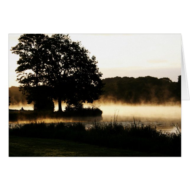 Morning Lake Scene gccnm Cards (Front Horizontal)