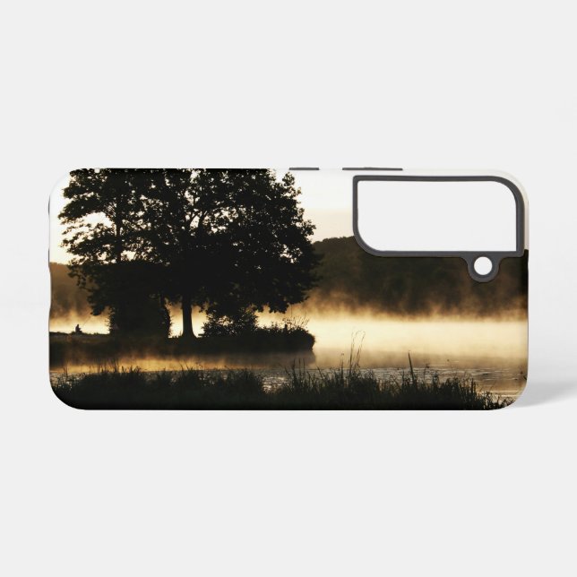 Morning Lake Scene sgcna Samsung Galaxy Case (Back Horizontal)