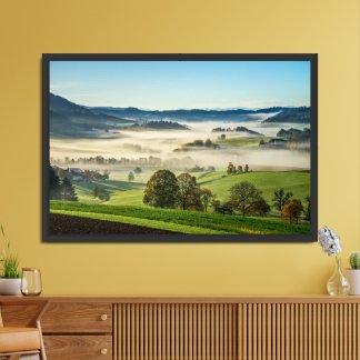Morning Landscape Matte Wall Art Print