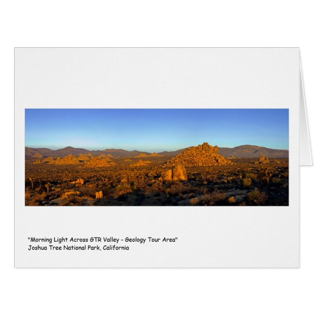 " Morning Light Across GTR Valley " (Front Horizontal)