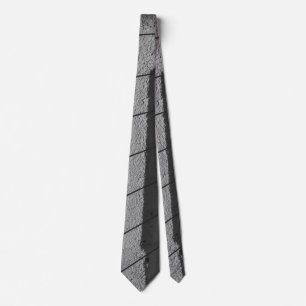 Morning Light And Shadows Grayscale Neck Tie