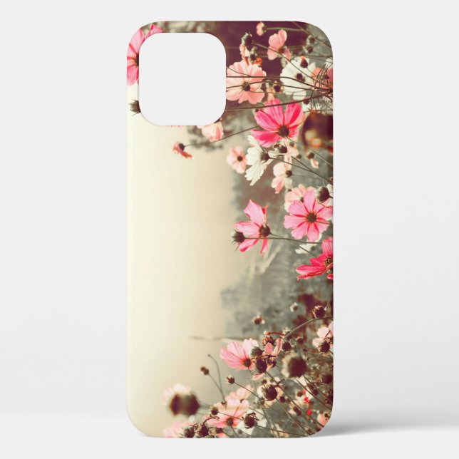 Morning light, blooming pink cosmos. Case-Mate iPhone case (Back)