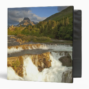 Morning light greets Swiftcurrent Falls in the Binder
