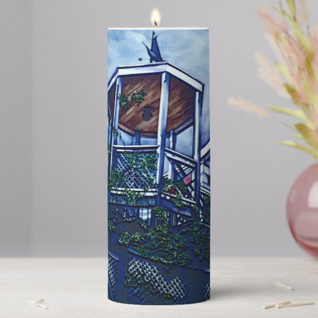 Morning Light, Harbor Island, Bahamas Pillar Candle (In Situ)