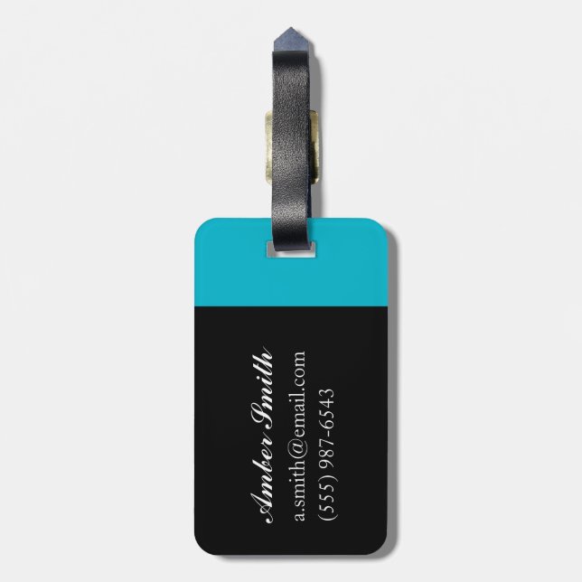 Morning light luggage tag (Back Vertical)