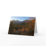 Morning Light on Rocky Mountains in Autumn Card