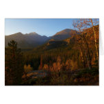 Morning Light on Rocky Mountains in Autumn Cards