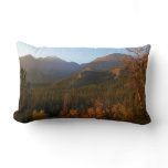Morning Light on Rocky Mountains in Autumn Lumbar Pillow