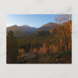 Morning Light on Rocky Mountains in Autumn Postcard