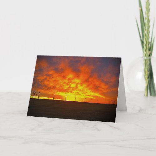 Morning Light Thank You Card