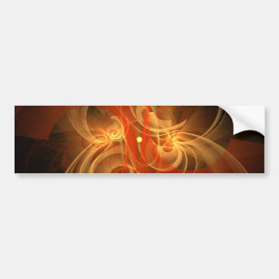 Morning Magic Abstract Art Bumper Sticker