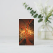 Morning Magic Abstract Art Business Card (Standing Front)