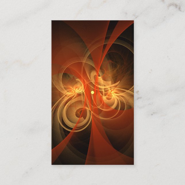 Morning Magic Abstract Art Business Card (Front)