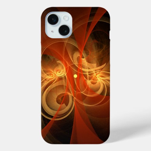 Morning Magic Abstract Art iPhone 15 Plus Case