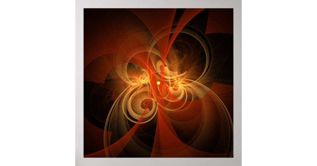 Morning Magic Abstract Art Print | Zazzle