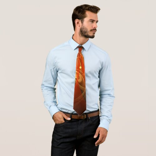 Morning Magic Abstract Art Tie